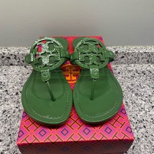 Tory Burch Miller sandals Green size 8.5